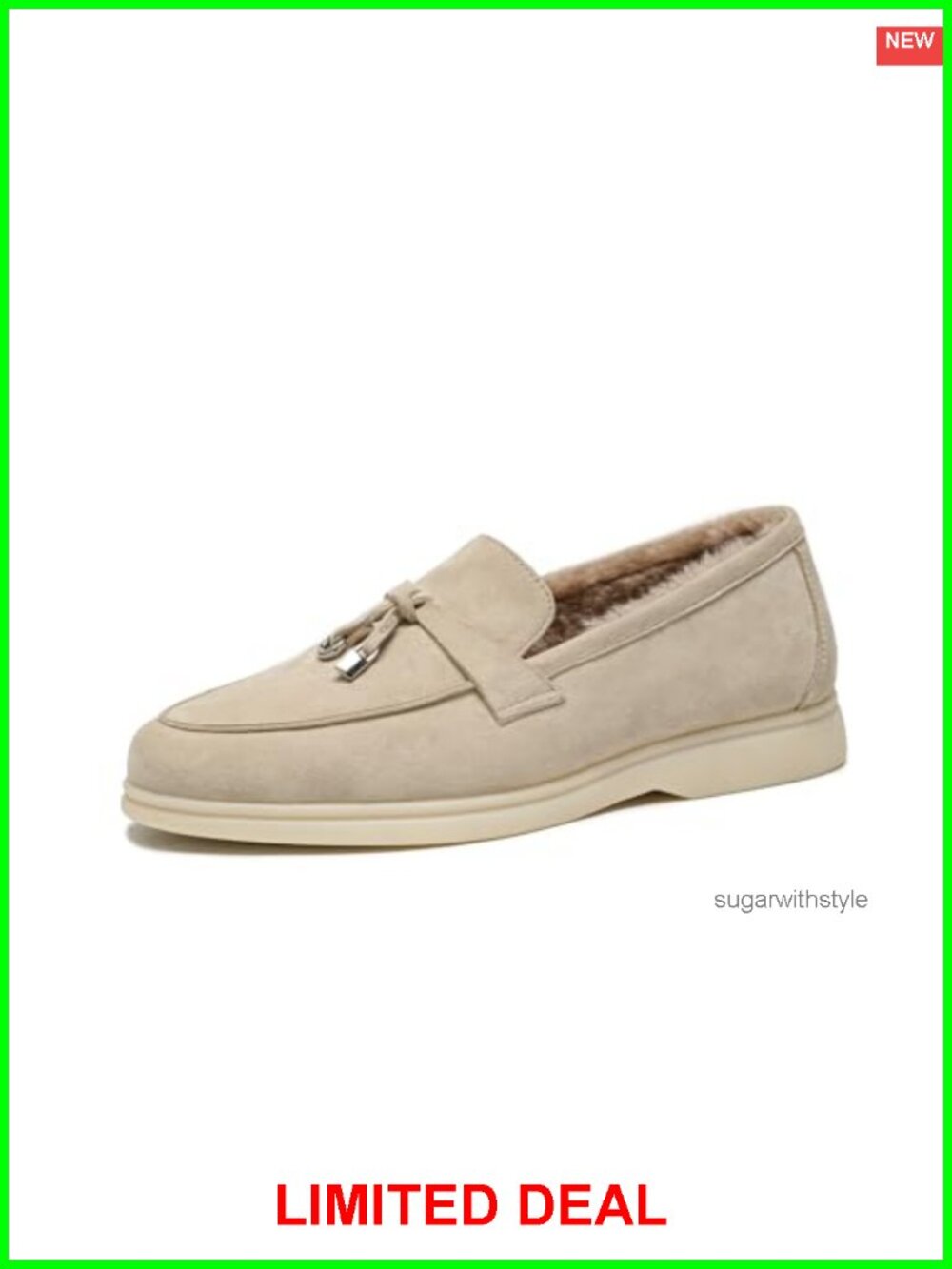 Suede Loafer Flats Slip On Penny Loafers Work Shoes